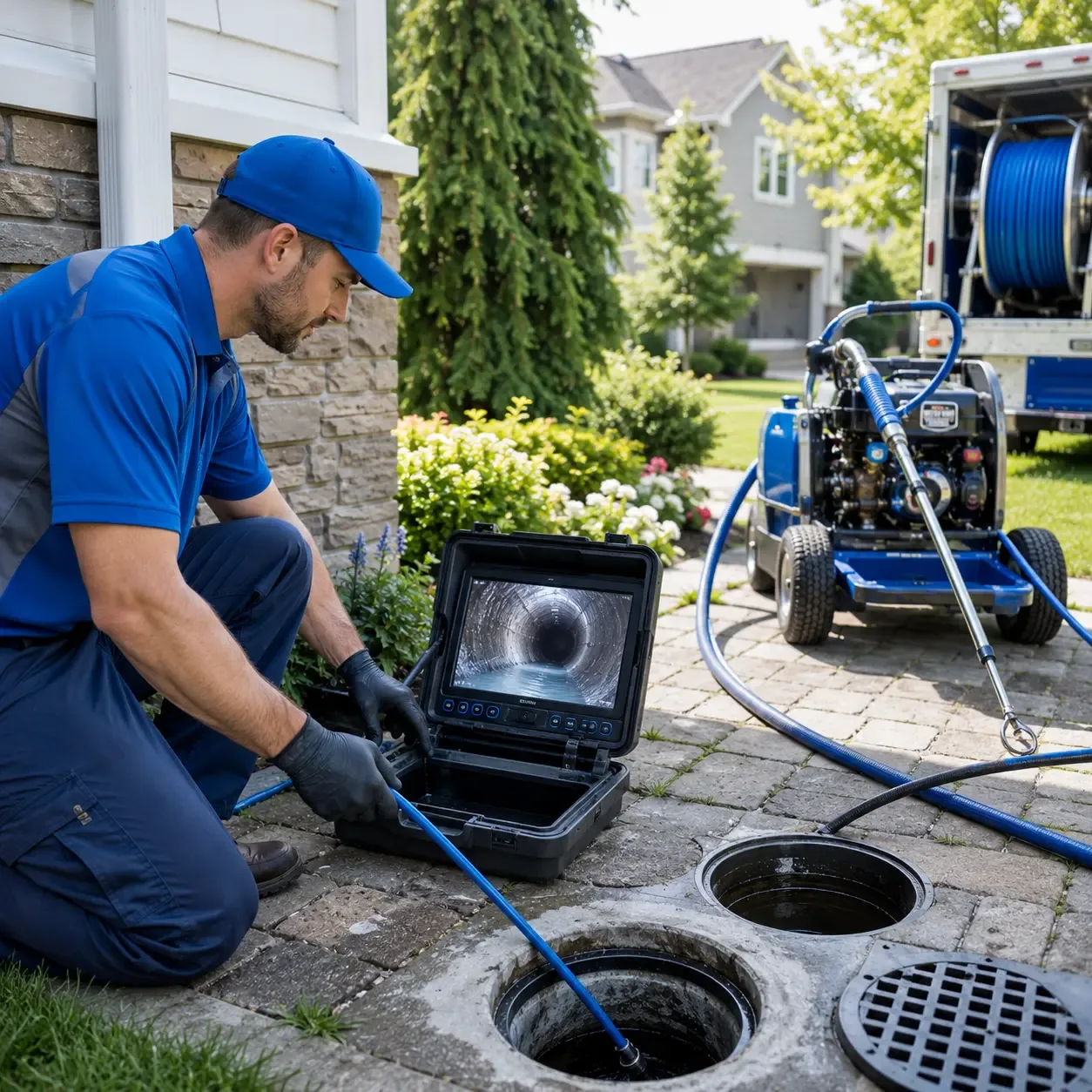 Outdoor drain cleaning professionals serving Almo, KY